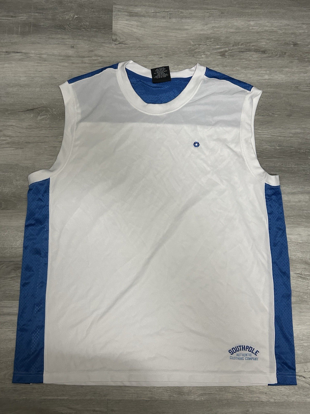 Vintage South Pole Official First Team Collection White Jersey Size XL gallery