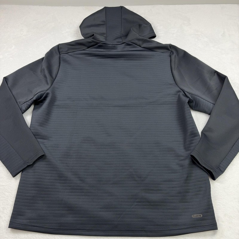 Spyder Active Full Zip Hooded Pullover Mens XL Gray Stretch Moisture Wicking gallery