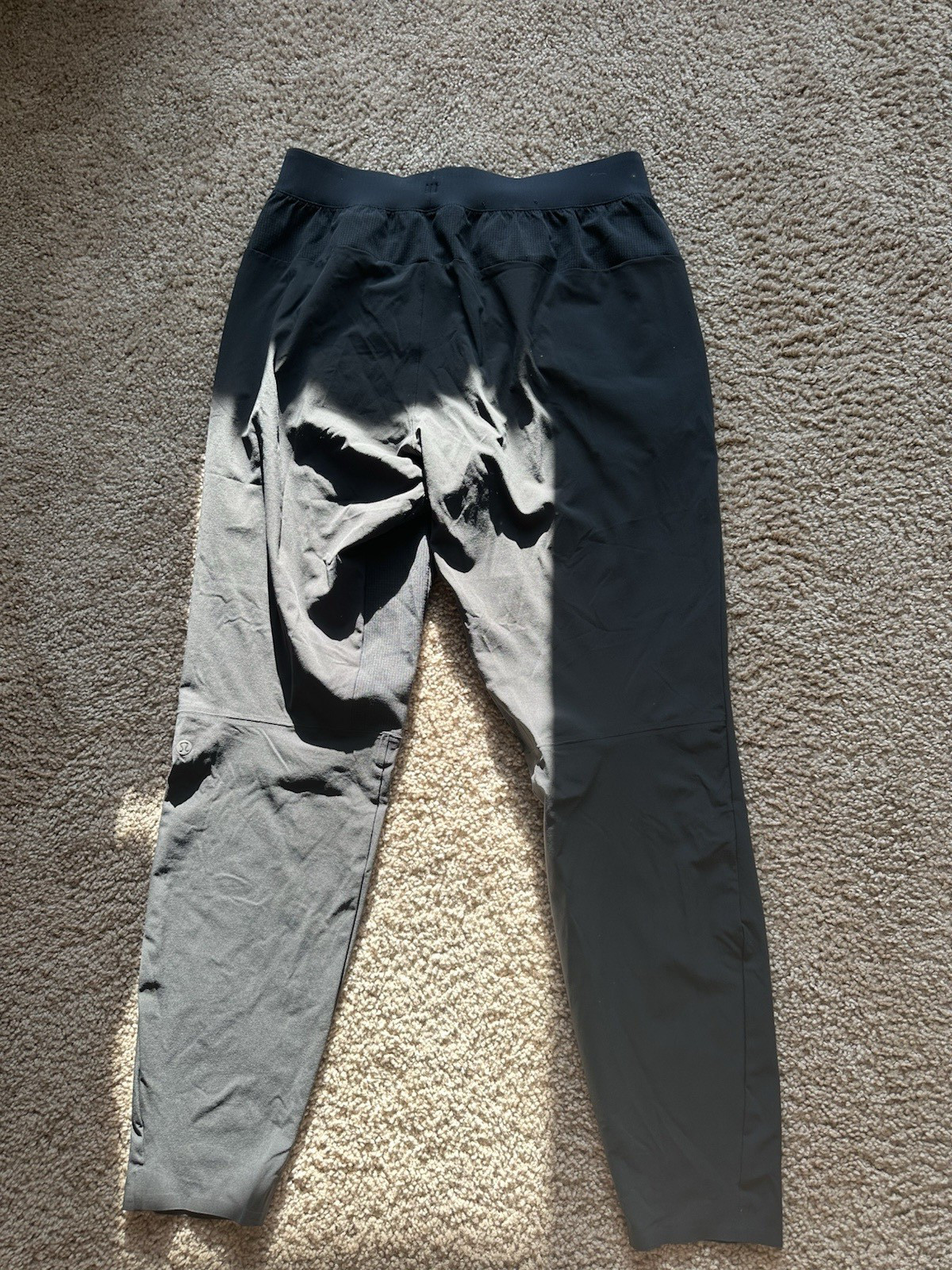 MPG Sport Black Athletic Performance Joggers Mesh Panels Elastic Waist gallery
