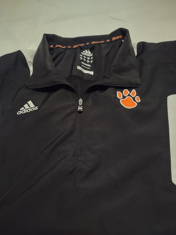 Adidas Mens 1/4 Zip Scorch Jacket Clemson Tigers Golf Invitational Clima Proof gallery