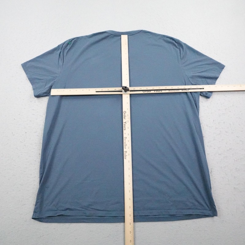 Lululemon Shirt Mens XL Blue Evolution Performance Athletic Workout Gym Yoga gallery