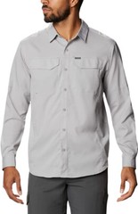 Columbia Men’s Silver Ridge Lite Long Sleeve Shirt 3X Omni-Shade Gray NWT