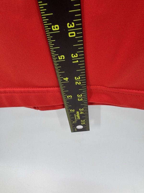 VTG Y2K Adidas Warm Up Jersey Mens XL Snap Button Red & White - No Tag gallery