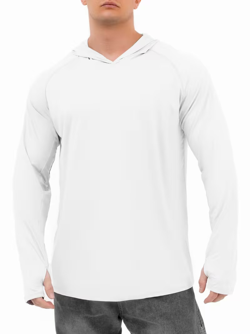 Lightweight Long-Sleeve Hoodie for Men, Offering 50+ And SPF for Outdoor Activit gallery