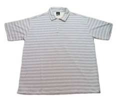 Nike Golf Sphere Dry Polo 3 Button Short Sleeve Shirt Mens Sz XL Striped