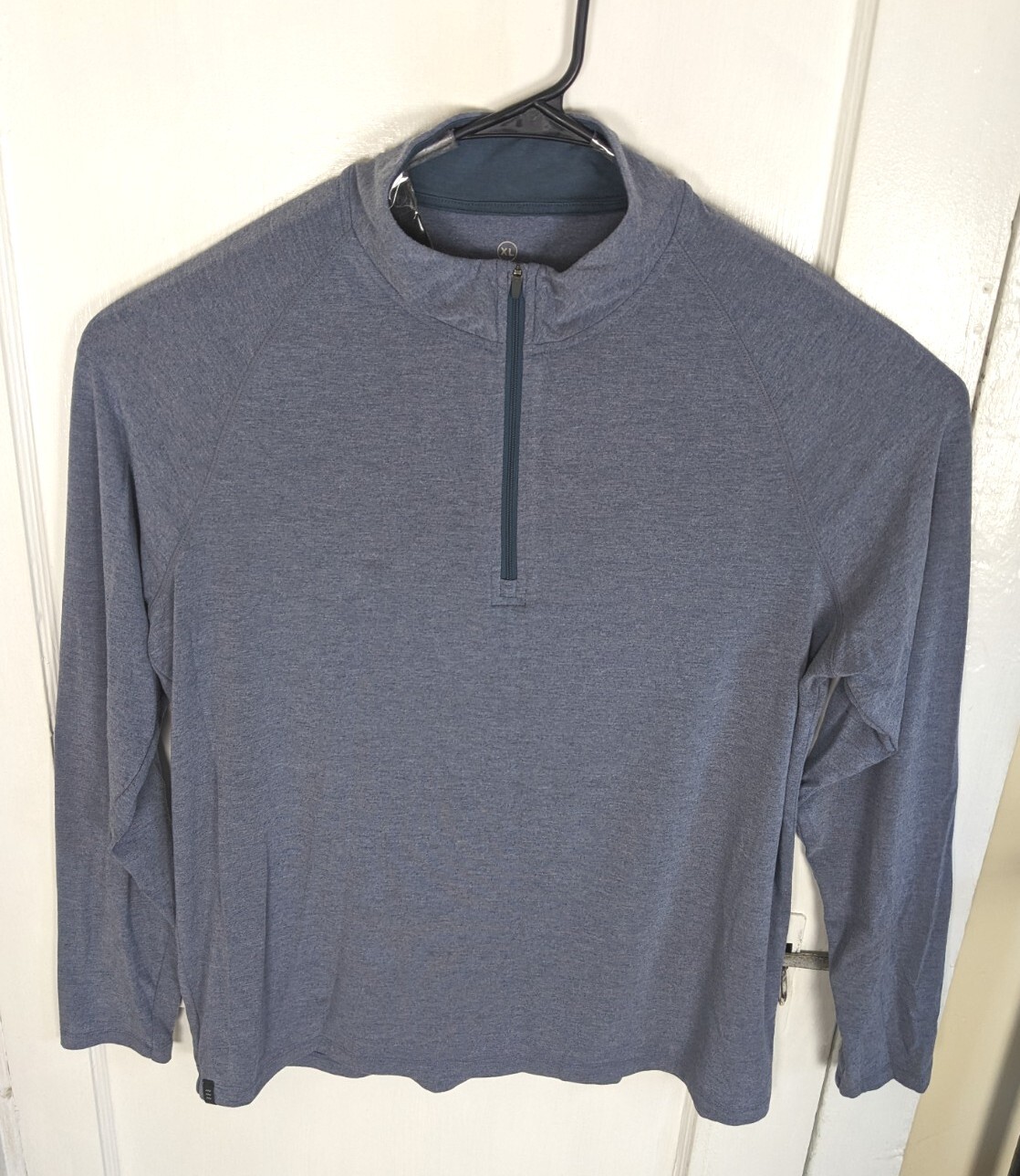 Free Fly Running Pullover 1/4 Zip Bamboo Viscose Performance Stretch XL Slate gallery
