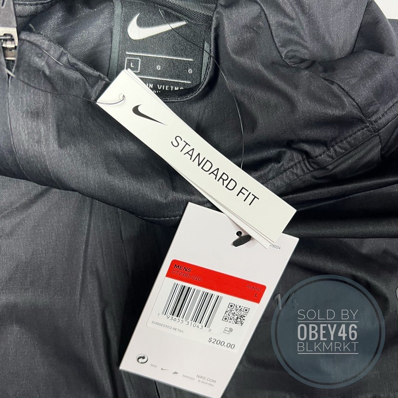 Nike Tech Pack Running Jacket CT2381-010 Black Men’s Large gallery