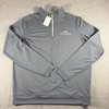 Peter Millar Pullover Mens Large Gray 1/4 Zip Long Sleeve Smart Autocare ME0EK40 gallery