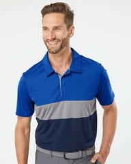 adidas Men’s Merch Block Sport Shirt (A236) Royal/Grey