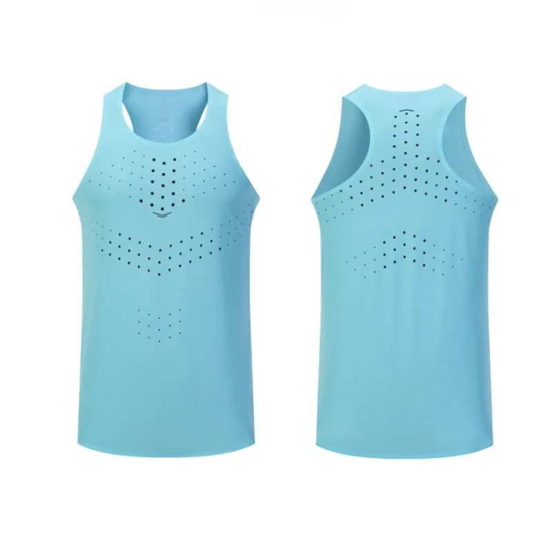 Men's Ultra-Light Quick-Dry Running Vest Summer Breathable Top for Marathon Athl gallery