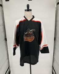 K1 Sportswear Black & Multicolor Hooters Hockey Jersey Size XL