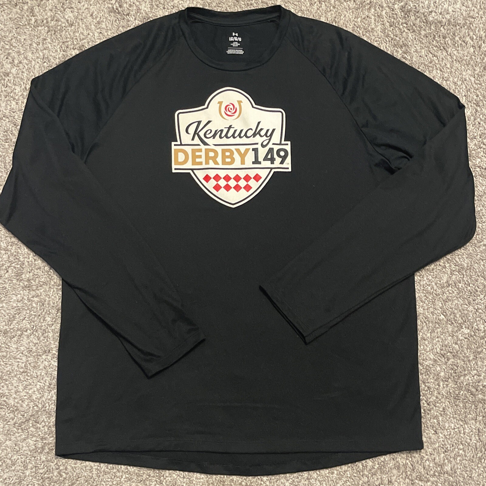 Under Armour Men’s Large Kentucky Derby Black Long Sleeve Shirt gallery