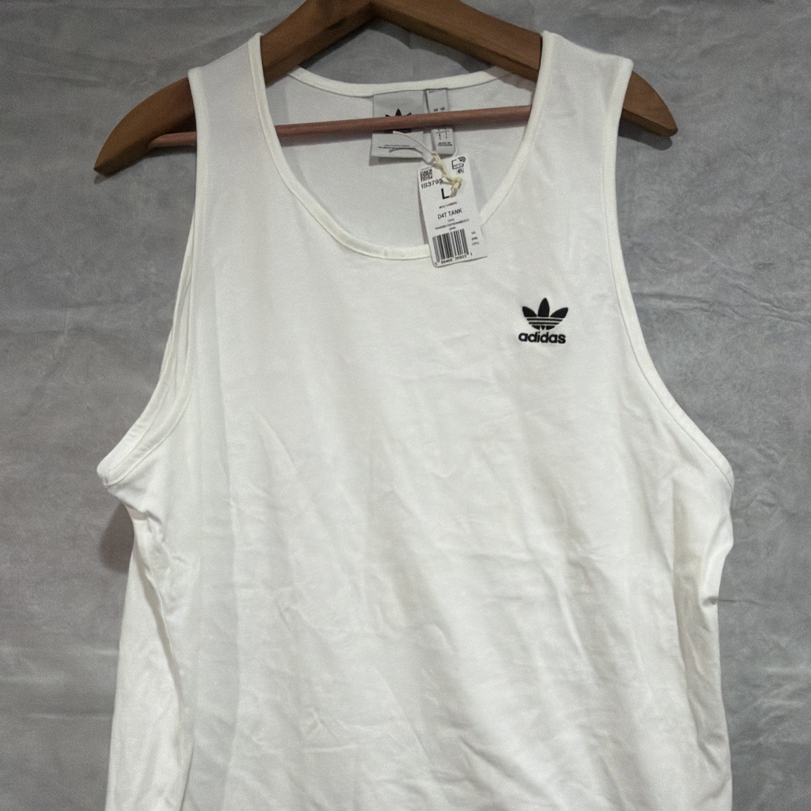 Adidas Men’s Designed for Training Workout Tank Top White Large New With Tags gallery