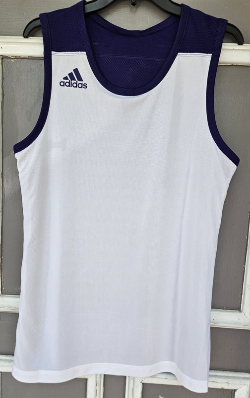 NWT* Adidas Men's S 3G Reversible Basketball Active Performance Tank Top Shirt, gallery