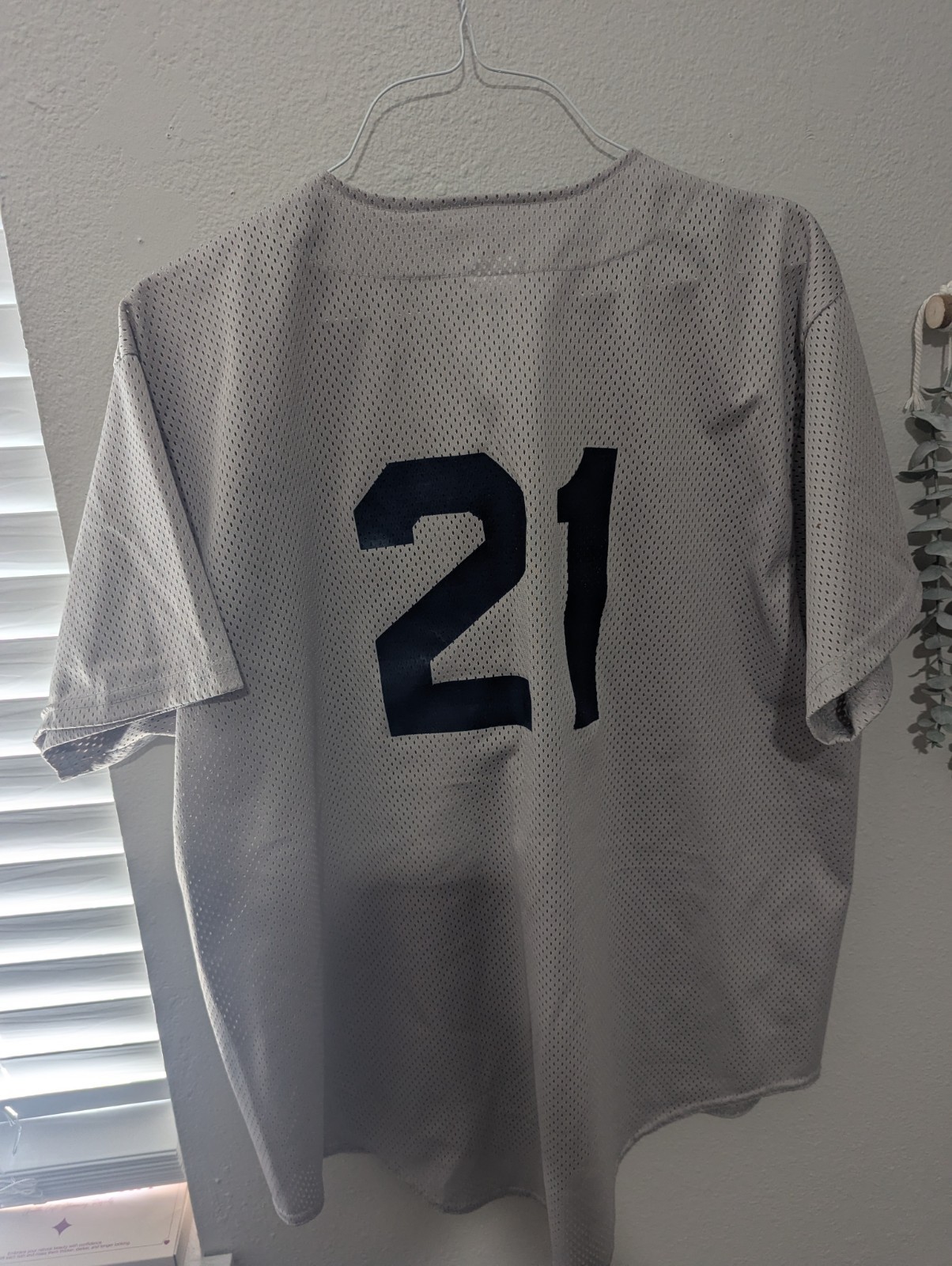 High Five Sportswear Science Park Sluggers Mesh Jersey Mens Size XL Gray V Neck gallery