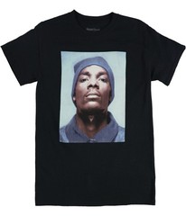 Band Specific Mens Snoop Beanie Graphic T-Shirt, black, L