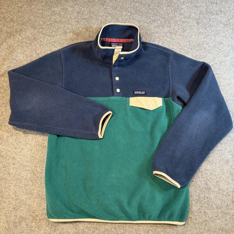 Patagonia Synchilla Pullover Mens Medium Multicolor Snap-T Fleece Long Sleeve gallery