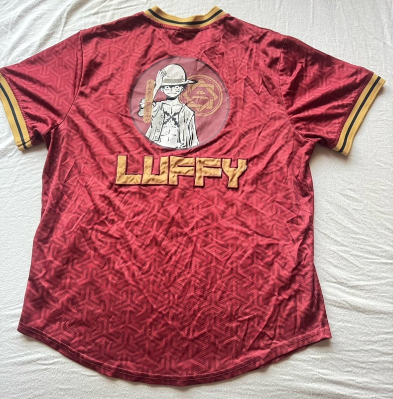 One Piece Straw Hat Crew Monkey D. Luffy Rare Soccer Jersey L BoxLunch gallery