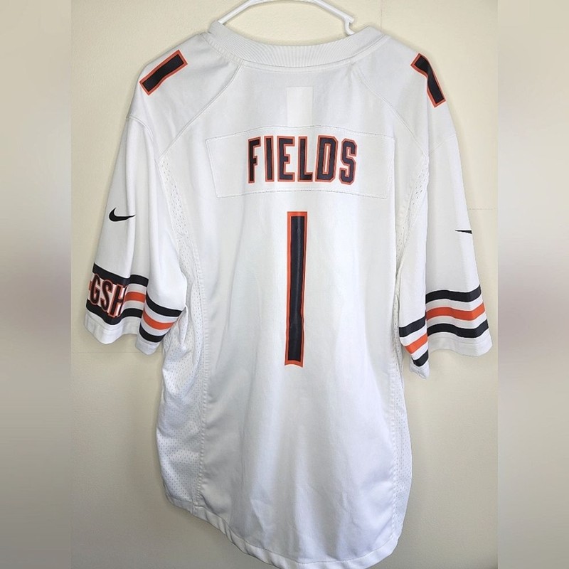 Men's Nike XL Justin Fields NFL Chicago Bears Dri-Fit Jersey gallery