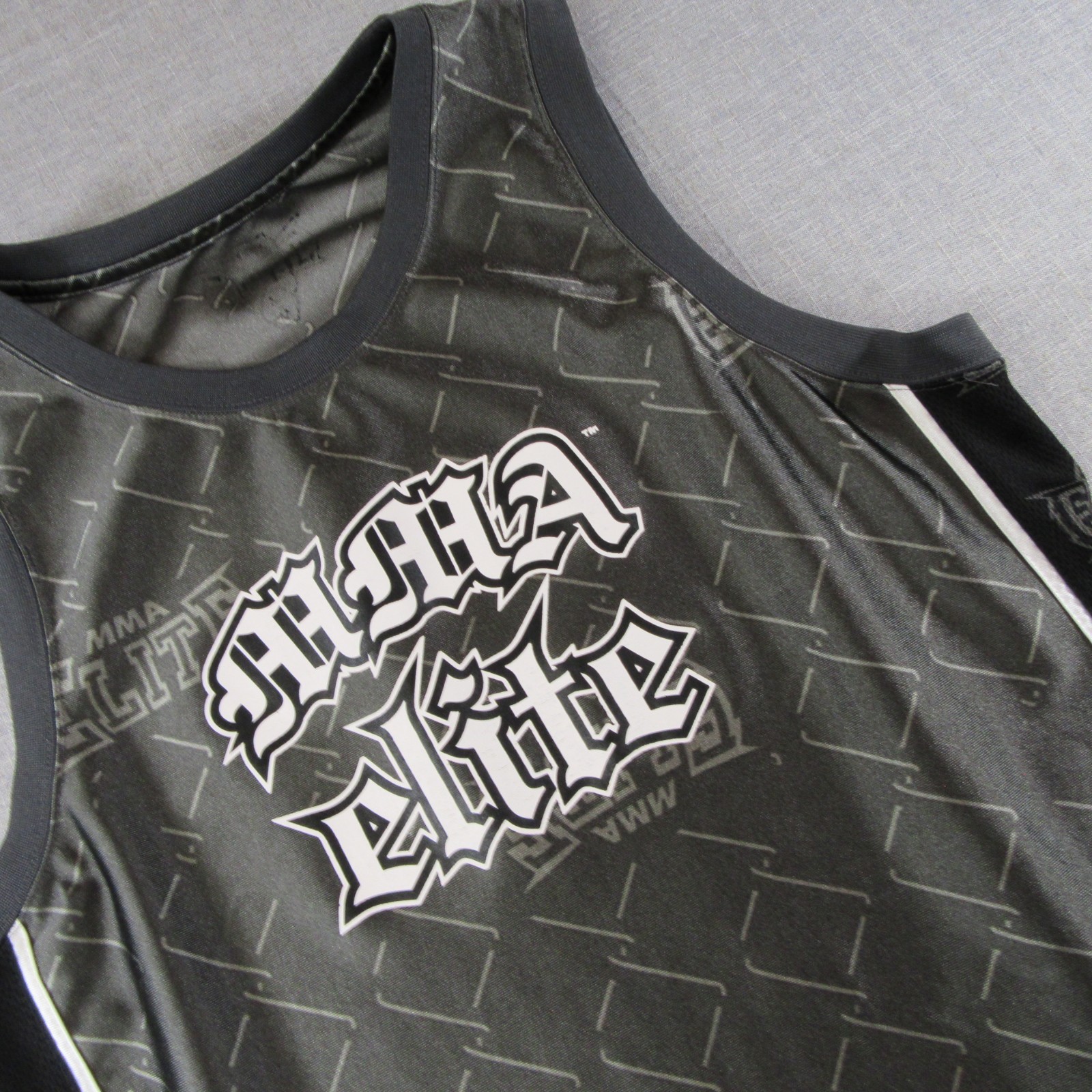 MMA Elite Tank Top Men's M "Graphic Print Logo" gallery