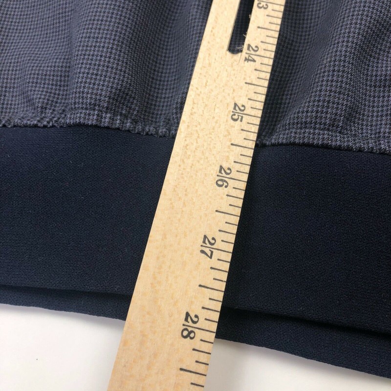 Zero Restriction Golf Large Men's Pullover No Stretch Wind Vest Check Blue gallery