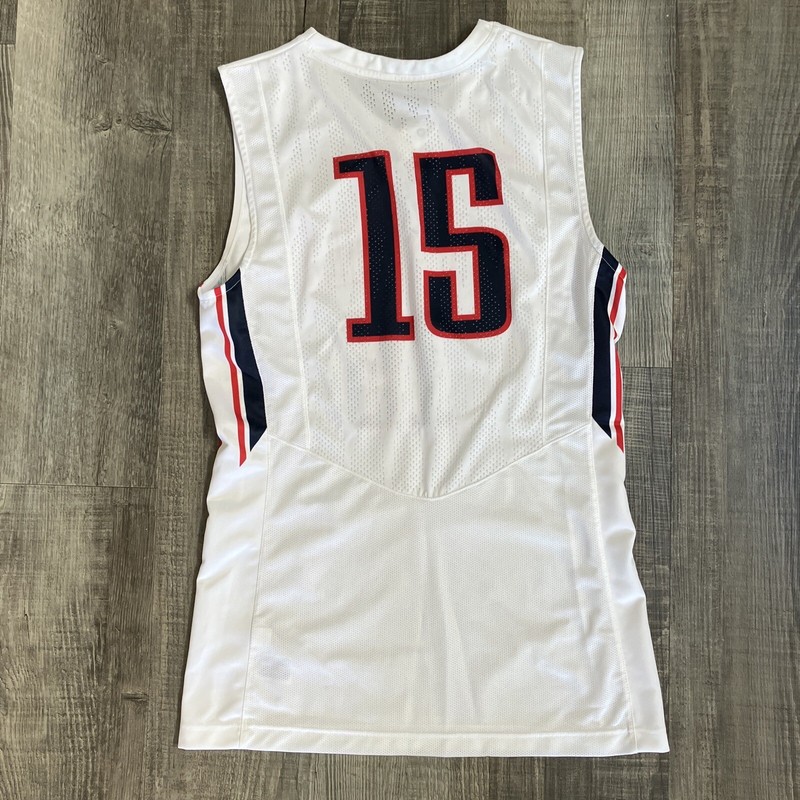 EYBL Nike Phamily Game Jersey 2017 Basketball Coach Bagley White Mens M gallery