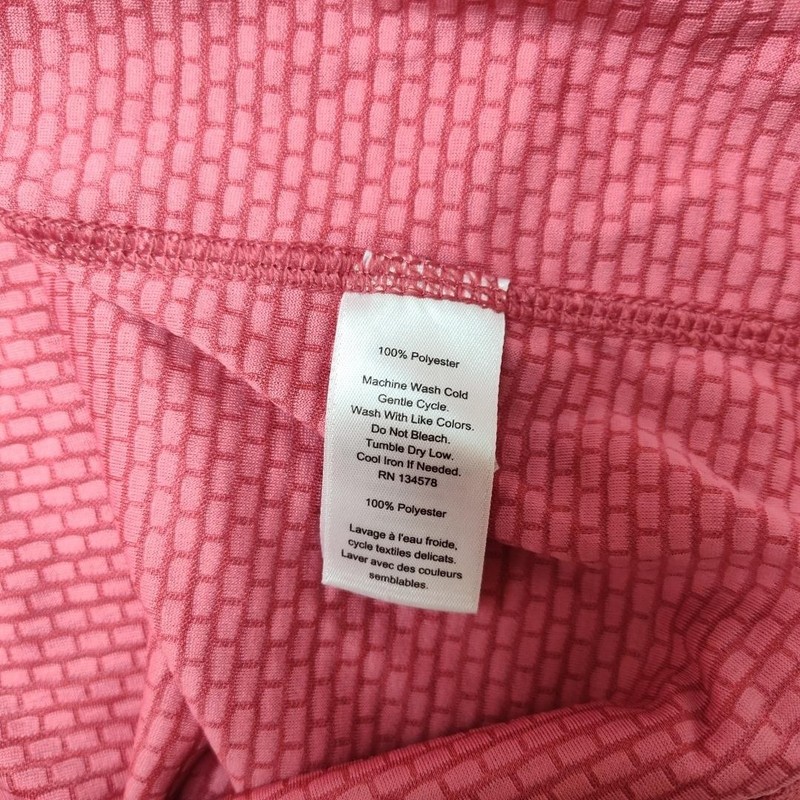 Vineyard Vines Pullover Mens Large Pink Golf Performance 1/4 Zip Mock Neck Work gallery