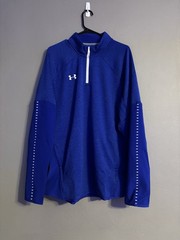 Under Armour ColdGear 1/4 Zip Pullover Blue Men’s XL Mock Neck Long Sleeve