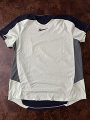 Nike Court Tennis Shirt Top Pickleball Slam Men’s Size Medium Slim Fit