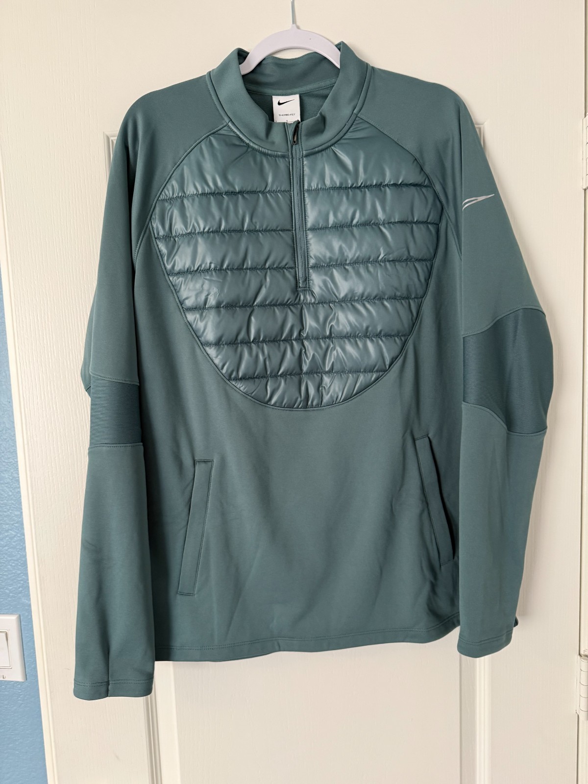 Nike Therma-FIT Academy Winter Warrior Sz Large Men's Soccer Drill Top DC9168384 gallery