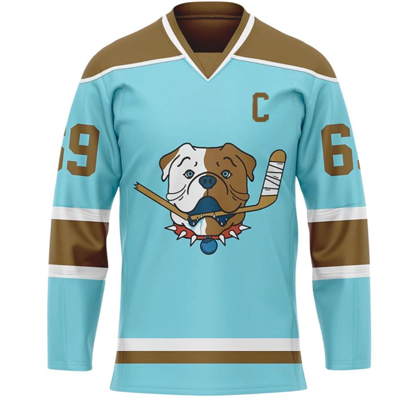 Fan Made TronX Bulldogs Blue Shore Fan Adult Hockey Jerseys S/5XL gallery