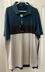 LEVELWEAR Microban Dixon Golf Pullover, Golf Pride, Mens 2X Large