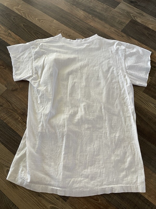 Columbia Sportswear Men size L Cut Off Sleeves White Outdoor Vintage **Stain gallery