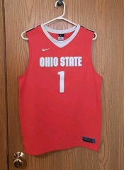 Ohio State Buckeyes Nike Team Elite #1 Mens Scarlet Slim Fit Jersey Size XL