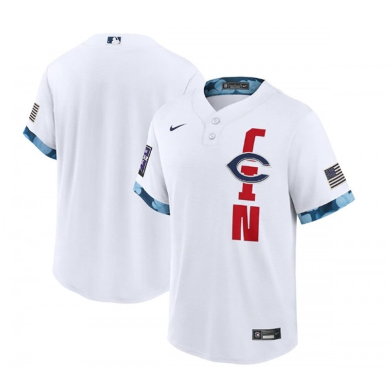 Custom Nike MLB 2021 Cincinnati Reds All Star Game AC Full Stitched White Jersey gallery