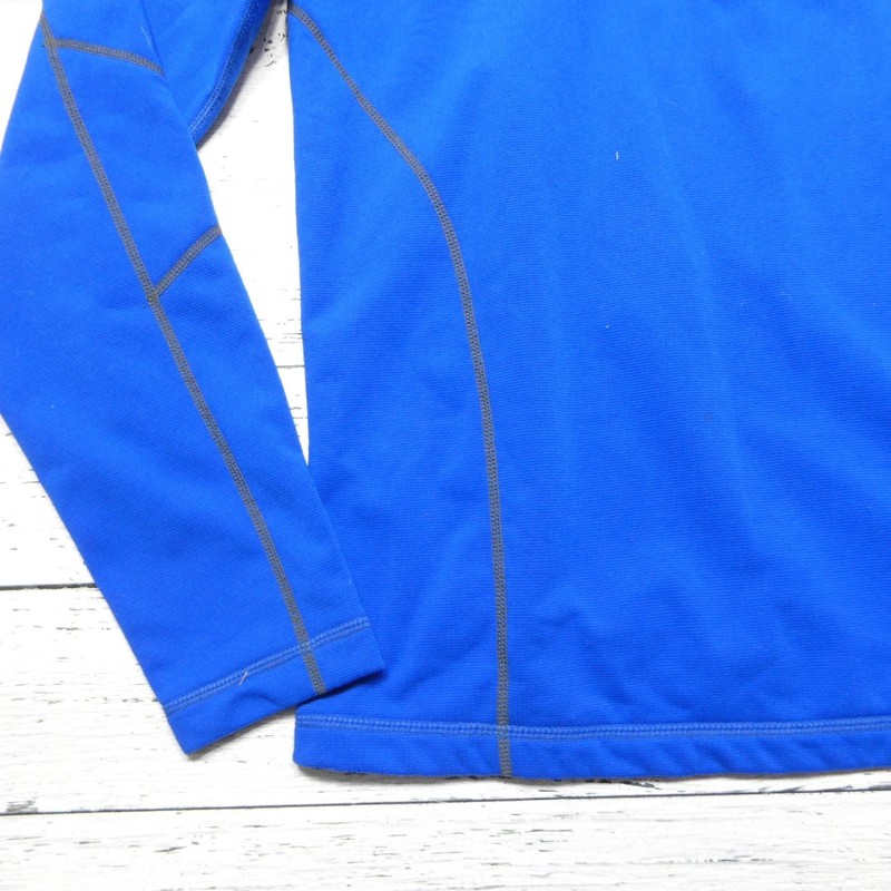 Swix Pullover Mens Medium Blue Fleece 1/4 Zip Long Sleeve Ski Mid Layer Top gallery