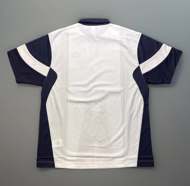 Lotto Italian Tennis Men’s XL Impact Zip White/Navy Atheltic Polo Shirt NWT NOS gallery