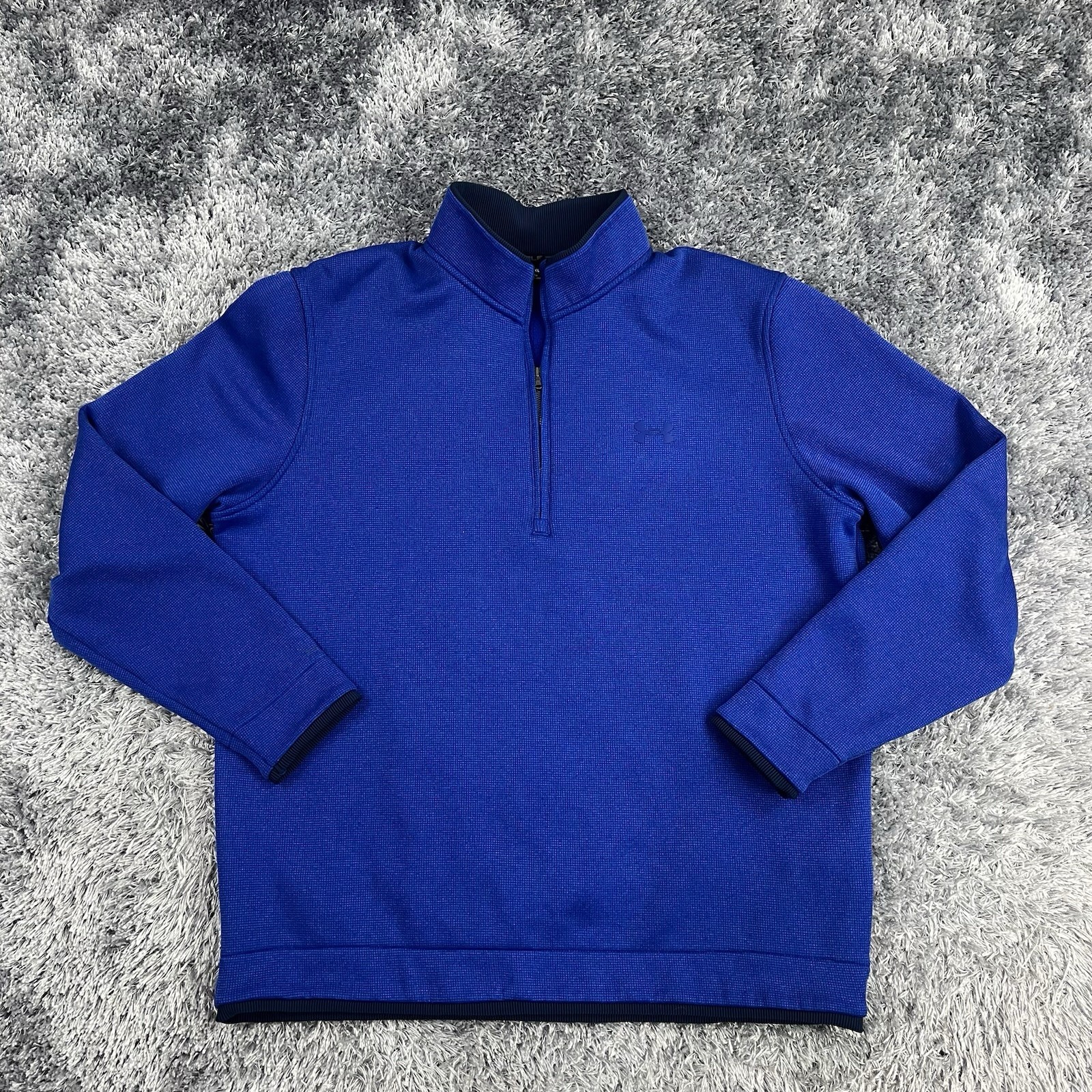 Under Armour Pullover Adult Extra Large Blue Golf 1/4 Zip Performance Stretch gallery