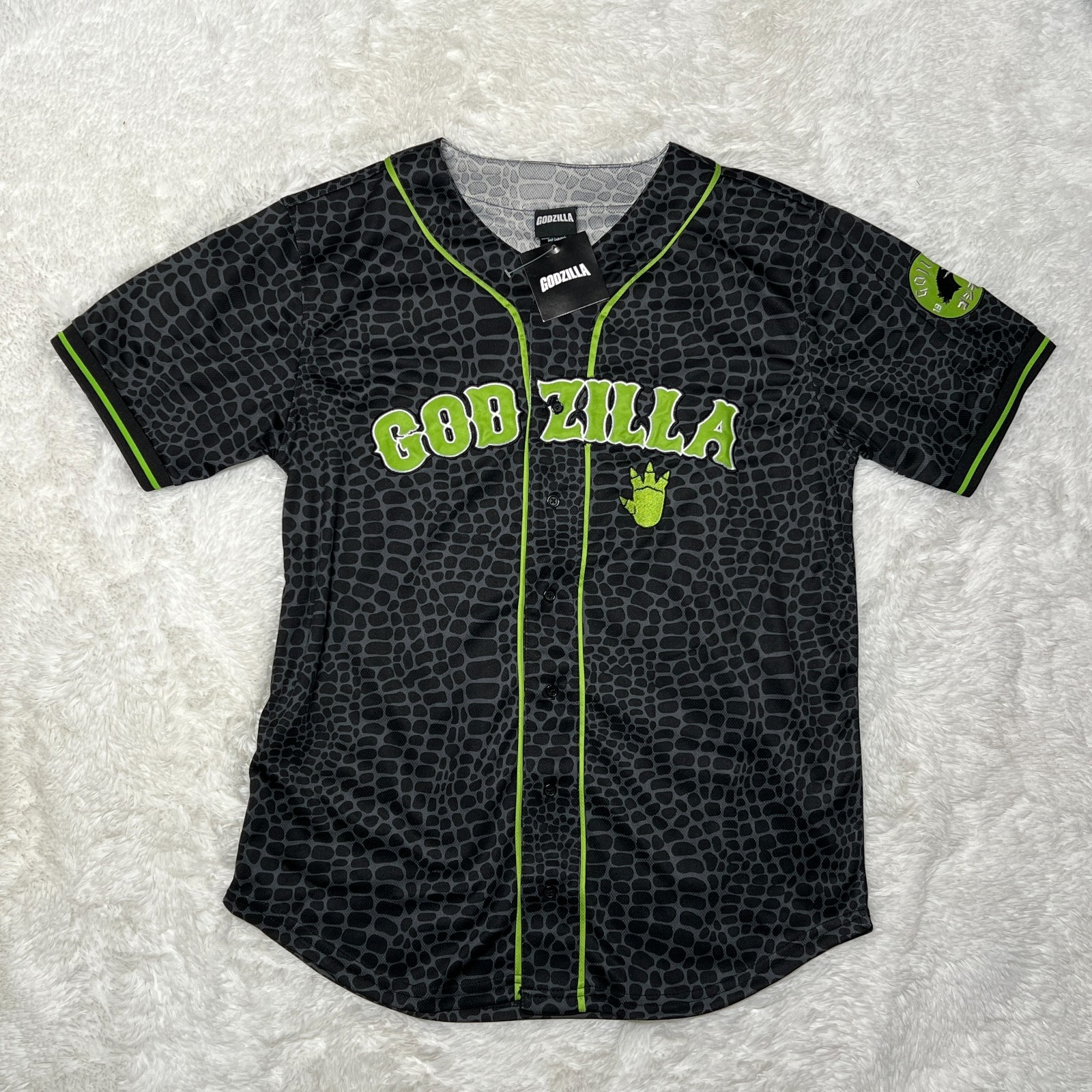 GODZILLA BASEBALL JERSEY KAIJU MONSTER SHIRT BOXLUNCH gallery
