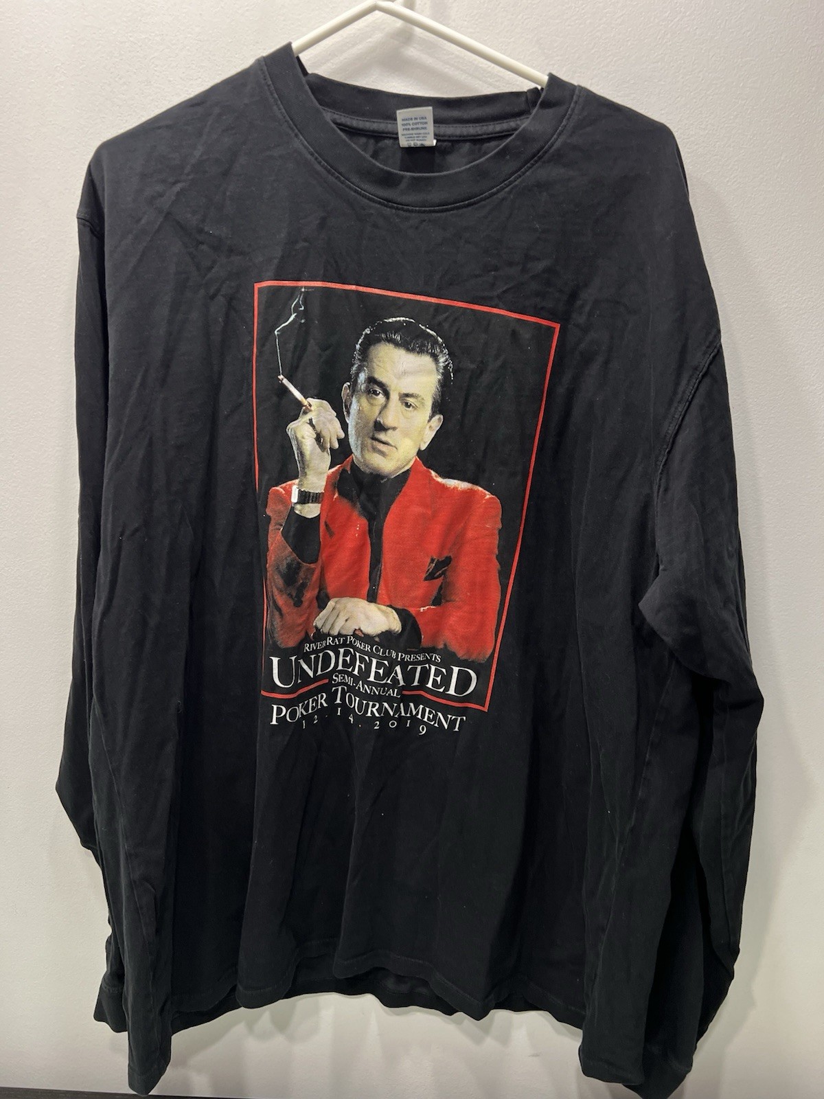 Undefeated UNDFTD 2019 Semi Anual Poker Night Long Sleeve Tshirt Employee Sz XXL gallery