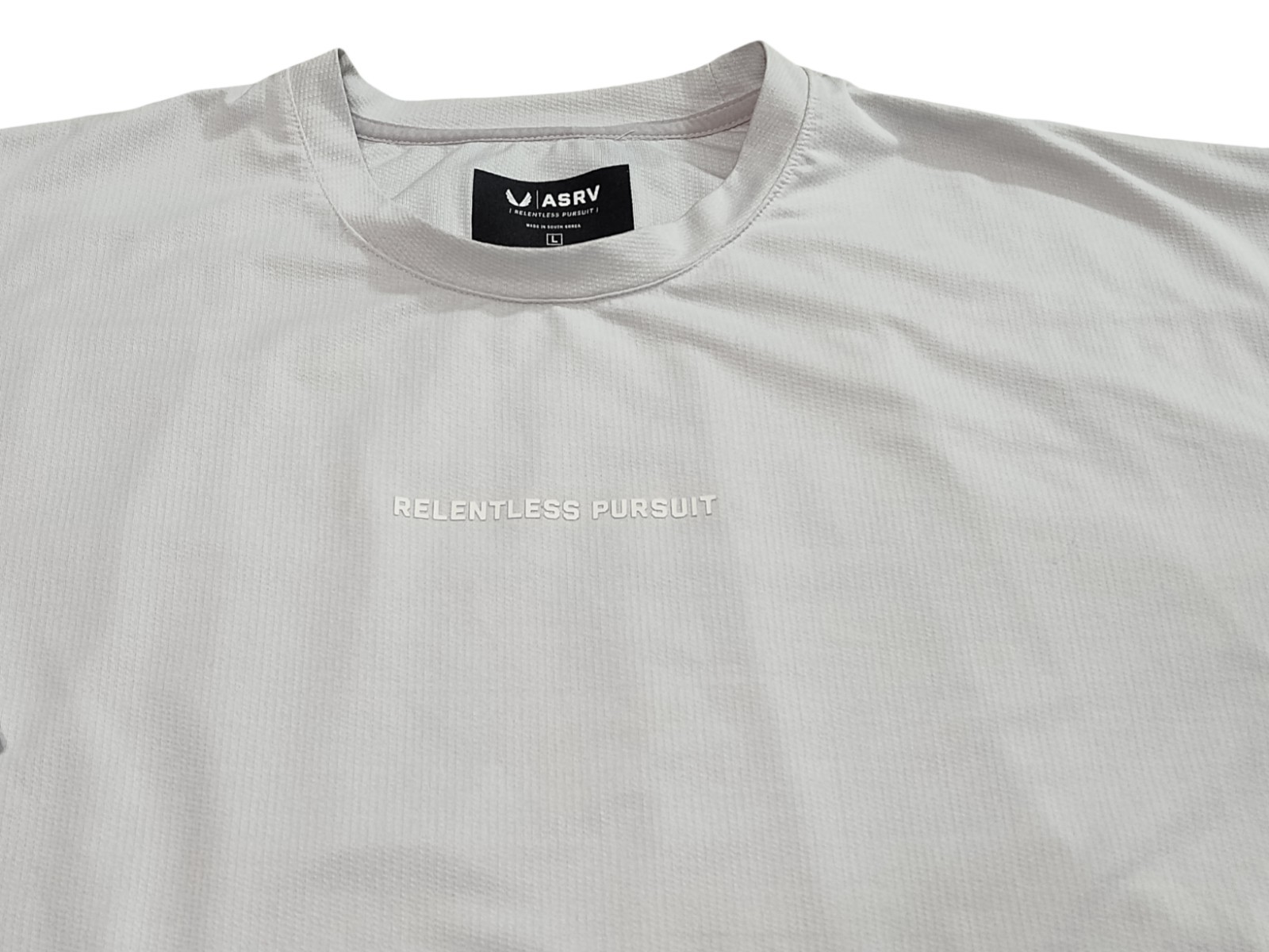 ASRV Shirt Men's Large Clear Color Performance Stretch Short Sleeve Pullover gallery