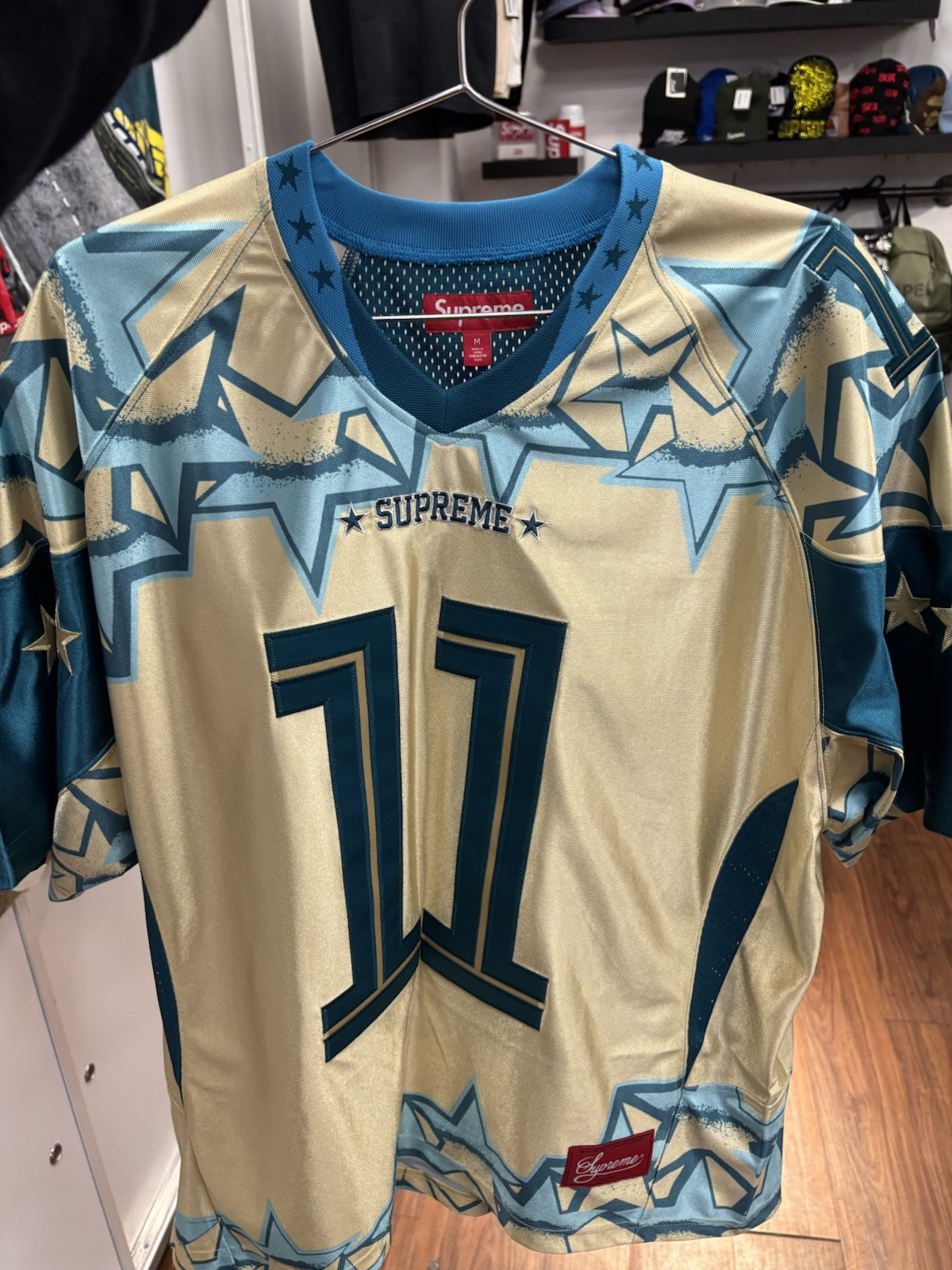 Supreme Stars Football Jersey Black Royal Orange Gold 4colors 25SS gallery