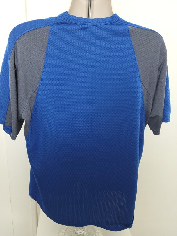 NIKE Sphere Short Sleeve Vented Athletic Shirt Blue Mens Large gallery