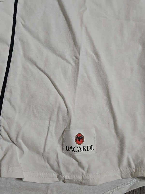 Bacardi Baseball Jersey NEW Size Large gallery