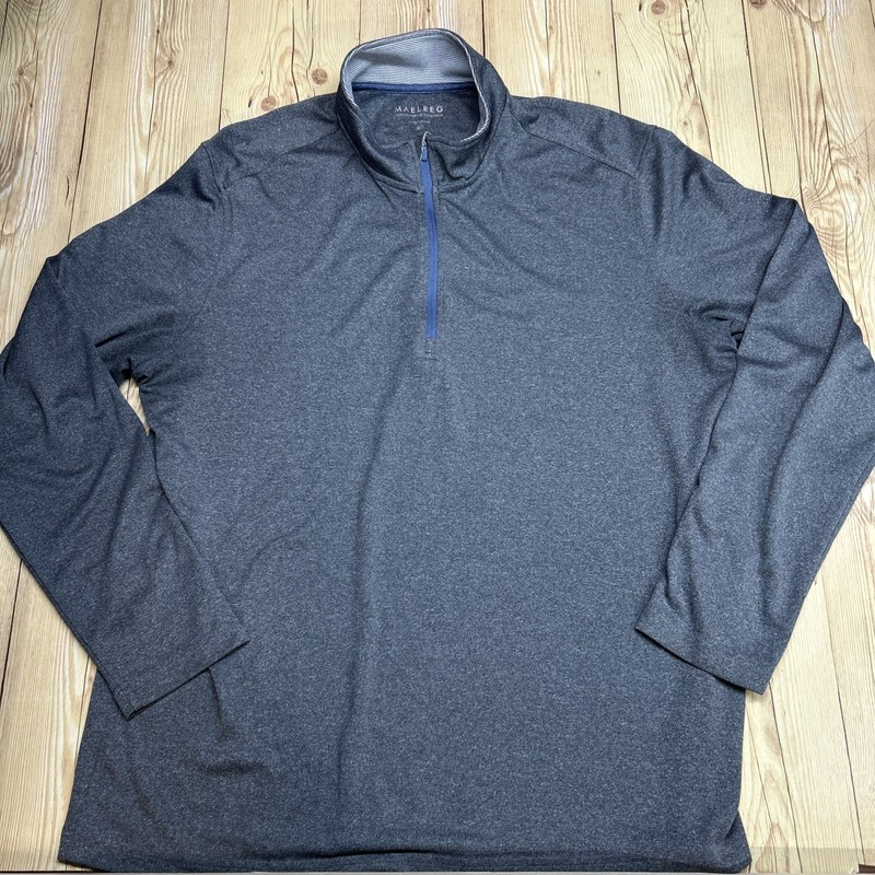 Maelreg Men’s Performance 1/4 Zip Pullover Gray 2XL Athletic gallery