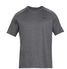 Under Armour Tech 2.0 Short Sleeve Top Shirt Mens Medium Heather/Black NWT