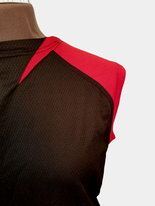 Nike Performance Black Red Men's Shirt Sleeveless Athletic Size Large Length 29 gallery