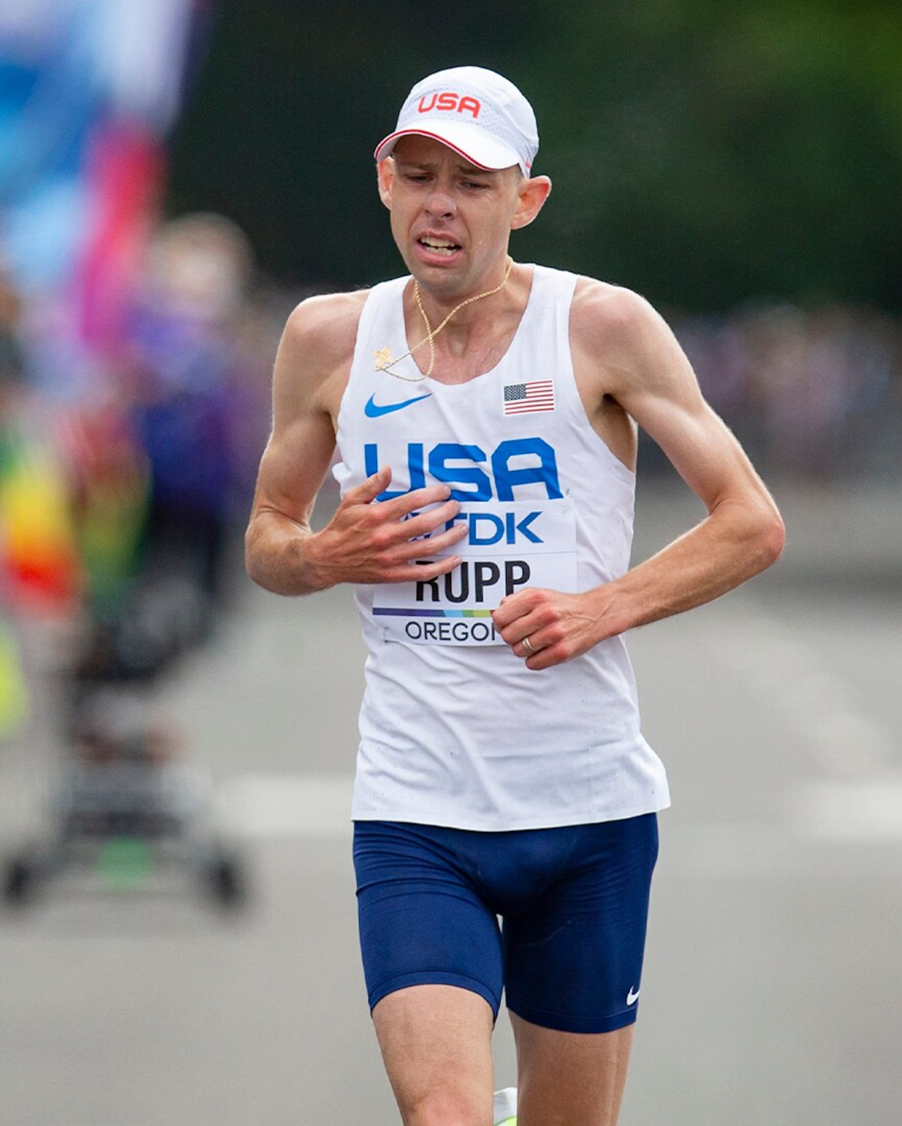 VERY RARE Nike USA Marathon Pro Elite Kit (Singlet + Half Tights) 2020 MEDIUM gallery