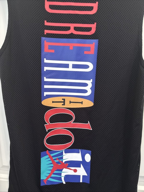 Nike Air Jordan TANK Mesh AJ9 Retro Flight Nostalgia Tank Top Jersey Size Small gallery