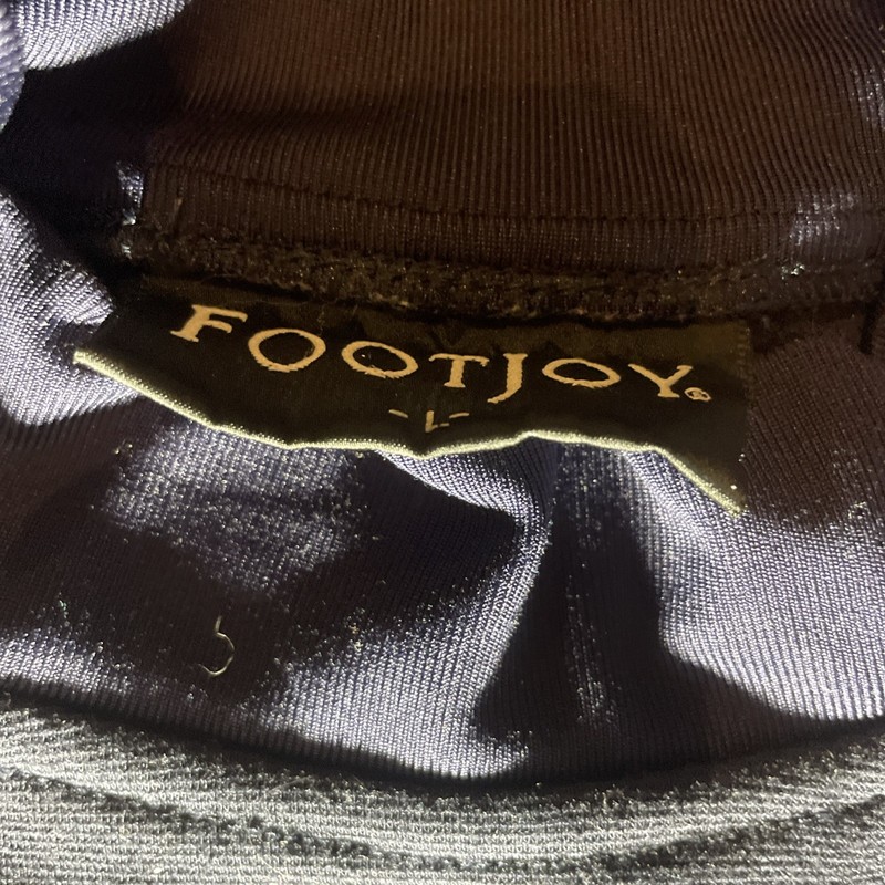 Vintage FootJoy Golf Shirt Men’s Large Mock Neck Long Sleeve Navy Blue gallery